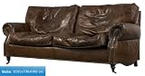 Echtleder Sofa Vintage Design Wales Leder Ledersofa 3-Sitzer NEU