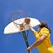 Wallmonkeys Peel and Stick Wall Decals - Basketball Player Jumps and Shoots - Removable Graphic