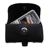 Horizontal Leather Case with Belt Clip/Loop for the Sony Ericsson k510a