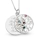 Personalized Sterling Birthstone Family Necklaces title=
