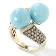14K Gold Turquoise...