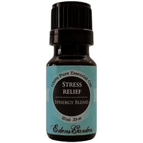 Stress Relief Synergy Blend Essential Oil- 10 ml (Bergamot, Patchouli, Blood Orange, Ylang...