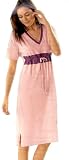 BellaDonnaModen Chices Nachthemd Nachtkleid Empire Rosa Lila Gr.36/38