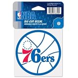Philadelphia 76ers 4x4 Die Cut Decal