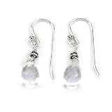 Barse Sterling Silver Crystal Nugget Earrings