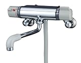 ミズタニバルブ 【浴室用シャワー混合栓】 壁付サーモシャワー水栓 グレーハンドル MB700
