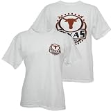 Men's Texas Longhorns Since 1883 SS Tee by TL Sportswear (White-Rust)
