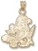 Air Force Falcons Solid 10K Gold ''AFA'' Falcon 3/4'' Pendant