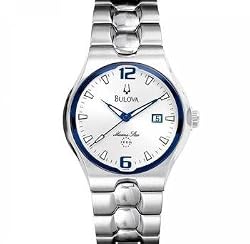 Men's Stainless Steel Bulova Marine Star Watch-NIB