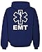 The Goozler v2 EMT - emergency medical technician 911 - Mens Pullover Hoodie, XL, Navy