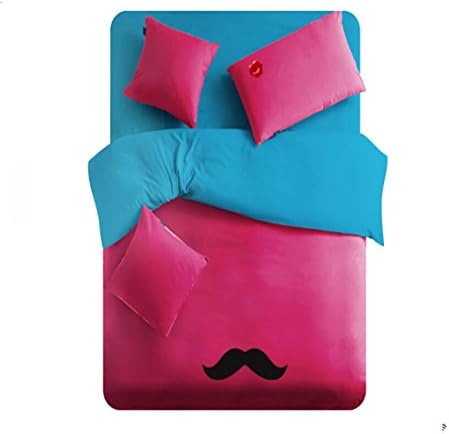 Honest Anan Rose Beard Pattern Cotton Bedding Set,Twin