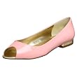 Paris Hilton Women's Savor Peep Toe Slip-On Flat