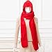 Nanxson(TM) Women Hoodie Gloves Earflap Hat Long Scarf Shawl Wraps WJ0011
