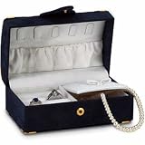  : Blue Flocked Jewelry Case