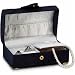 Jewelry : Blue Flocked Jewelry Case