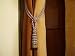 Pair Red White Beaded decorative Tassel / Tieback /holdback
