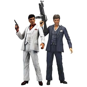 SCARFACE 7" FIGURES: BLUE & WHITE SUIT (AGES 17+)