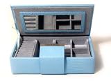 Mid Size Azure Blue Jewellery Box