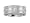 Benchmark® 8mm Round Diamonds Mens Band in 14 kt White Gold Size 4
