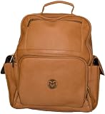 NCAA Tide Tan Leather Large Computer Backpack