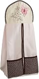 Carter's Butterfly Flowers Diaper Stacker, Pink/Choc, 26.5 X 12
