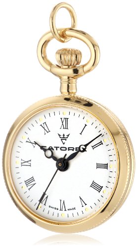 Catorex Womens 675612384110 Les petites 18k Gold Plated Brass Kitten Picture Back Pendant Watch Catorex Womens 675612384110 Les petites 18k Gold Plated Brass Kitten Picture Back Pendant Watch