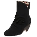 Seychelles Women's Chatterbox Wedge Ankle Boot,Black,8 M US