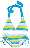 IMAGE OF Kanu Surf Girls 2-6x Petal Pop Bikini Swimsuit, Blue, 2T