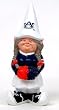 Auburn University Cheerleader Garden Gnome