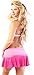 INGEAR Women's Miniskirts Cotton (Large, Pink Fade)