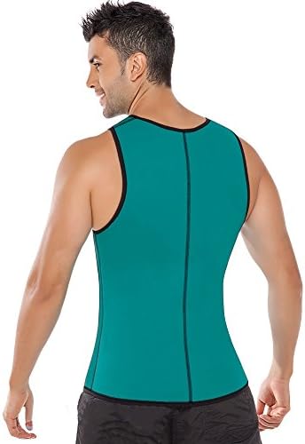 Emolly Ultra Hot Sweat Shapewear Mens Weight Loss Tank Top Neoprene Sauna