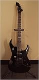 Used LTD Standard Series M-Series Electric Guitar - Black with Hardshell Case