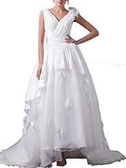 Organza Crystal Crystals Lace   Ball Gown  Dress with a Cathedral Train  With a Ribbon 