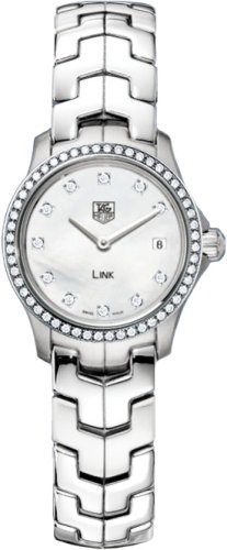 TAG Heuer Women's Link Diamond Accented Bezel and Dial Watch #WJF1417.BA0589