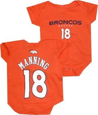 Denver Broncos Peyton Manning Infant Baby Orange Creeper (3-6 Months)