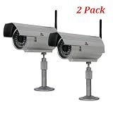 KARE N7205JV Wireless Network WIFI IP Camera Outdoor Waterproof Security LED 80ft IR Night Vision
