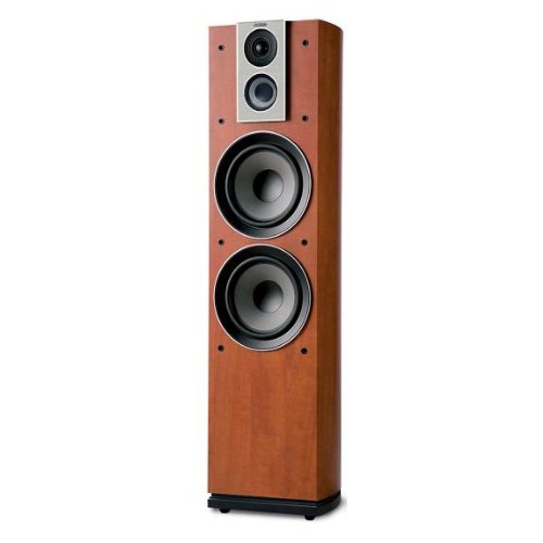 Jamo E 680 Floorstanding Loudspeaker - Dark Apple (Single Speaker)