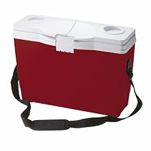 Rubbermaid 14 Can Briefcase Cooler, Red
