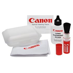Canon Optical Digital Camera & Lens Cleaning Kit (Brush, Microfiber Cloth, Fluid... by Canon