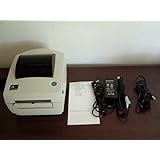 Zebra LP2844 2844-20301-0024 USB Serial Parallel Barcode Printer W/New Adapter, USB, Power Cable