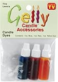 Gelly Candle Dye Assorted Bottle, 0.1-Ounce, Red, Yellow and Blue, 3-Pack
