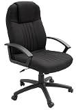 high back office chair Boss High Back Fabric Executive Chair, Black high back office chair Boss High Back Fabric Executive Chair, Black