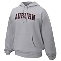 Nike Auburn Tigers Ash Arch Lettering Fleece Hoody Sweatshirt