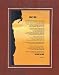 Don't Quit Poem on 11 x 14 inches Double Beveled Matting (China Red)