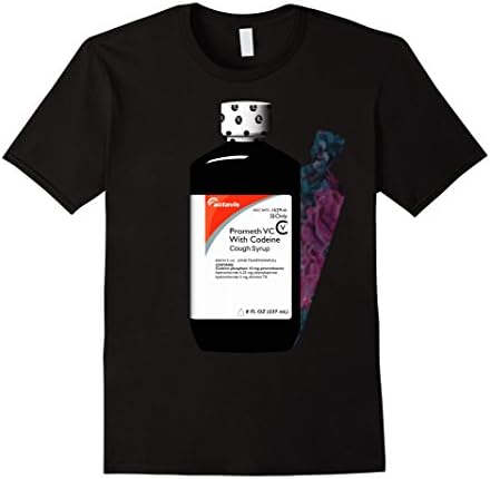 Men's Codeine shirt - Lean bottle shirt Medium Black