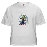 41kXqlrGHML. SL160  Electric Guitar Rocker Guitar White T Shirt by CafePress