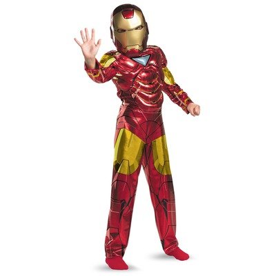  Disguise Classic Muscle Foil Iron Man Movie 2 Mark 6 Costume