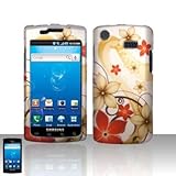 Red Flower Fall Season Design Rubberized Snap on Hard Cover Protector Facep ....