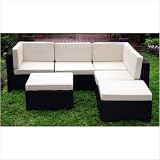 Discounts modern outdoor furniture miami-Montecarlo Outdoor Wicker Set