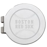 MLB Boston Red Sox Laser Etched Silver Plated Money Clip